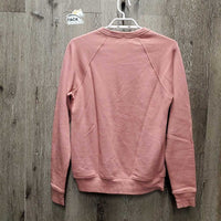 LS Sweatshirt "LOVE" *vgc, mnr hair, rubs, pills, older