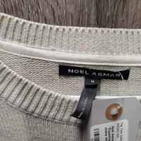 LS Cotton Sweater "Equestrian" *vgc, mnr rubs, pills & stains