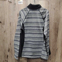 Long Sweatshirt Jacket, zipper *gc, pilly, clumpy, seam rubs, hair & rubs
