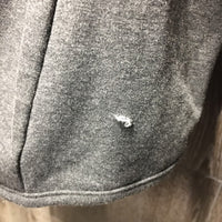 Light Sweatshirt Hoodie Jacket, Zipper *vgc, mnr cuff rubs & dirt, pills & rubs
