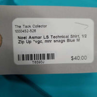 LS Technical Shirt, 1/2 Zip Up *vgc, mnr snags