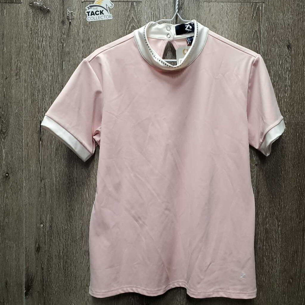 SS Show Shirt, bling, back snaps *xc/like new