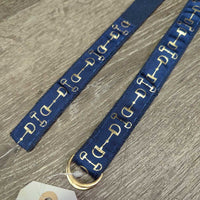 Cotton Web & Ribbon "Bits" Belt *xc, clean, puckers

