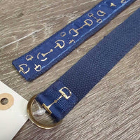 Cotton Web & Ribbon "Bits" Belt *xc, clean, puckers
