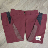 Euro Seat Breeches *vgc/xc, mnr meesh rubs, snags & pills
