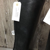 Square Toe Field Boots, Zips, Hvy Leather *xc/like new, v.mnr dust & scuffs, older
