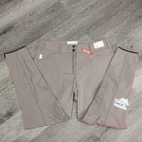 Mid Rise Euroseat Breeches, tag, velcro ankles *new, older
