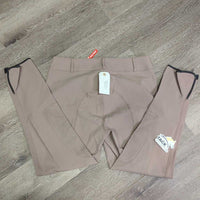 Mid Rise Euroseat Breeches, tag, velcro ankles *new, older
