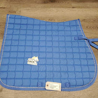 Quilt Jumper Pad, 1x piping *vgc, clean, mnr hair, dingy underside, stains, puckers
