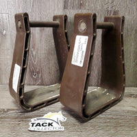 Western Plastic Stirrups *gc, dirty, grips: peels & rubs