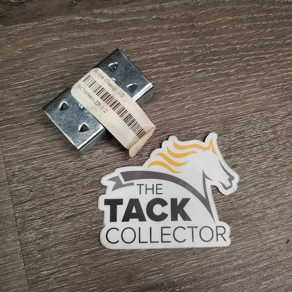 Metal Lead Rope Replacement Clamp, sticker *new