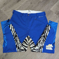 Sticky Full Seat Breeches, "Zebra" *vgc, vmnr pills, seat stains
