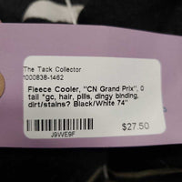 Fleece Cooler, "CN Grand Prix", 0 tail *gc, hair, pills, dingy binding, dirt/stains?