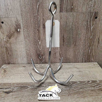 Metal 4 Prong Hanging Tack Hook *gc, mnr rust, tape, residue, scuffs
