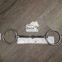 Thin Curved Western Loose Ring Bit *gc, rubs, rusty, scratches, chews
