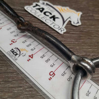 Thin Curved Western Loose Ring Bit *gc, rubs, rusty, scratches, chews
