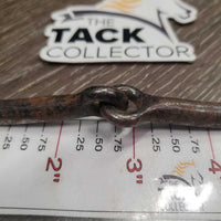Thin Curved Western Loose Ring Bit *gc, rubs, rusty, scratches, chews
