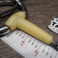 Eggbutt Gag Bit, 2 ExionPro? Fine Nylon Rope Gag Cheeks *vgc/gc, mnr dirty, rubs & chews, rough spot, stains & scratches
