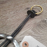Eggbutt Gag Bit, 2 ExionPro? Fine Nylon Rope Gag Cheeks *vgc/gc, mnr dirty, rubs & chews, rough spot, stains & scratches

