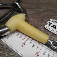 Eggbutt Gag Bit, 2 ExionPro? Fine Nylon Rope Gag Cheeks *vgc/gc, mnr dirty, rubs & chews, rough spot, stains & scratches
