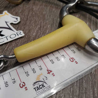 Eggbutt Gag Bit, 2 ExionPro? Fine Nylon Rope Gag Cheeks *vgc/gc, mnr dirty, rubs & chews, rough spot, stains & scratches
