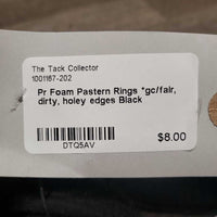Pr Foam Pastern Rings *gc/fair, dirty, holey edges
