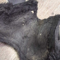 Hind Boots, Fleece, velcro *gc, hair, dirty, flattened, clumpy, scuffs, scrapes, faded, older
