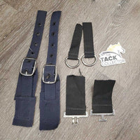 6 Piece Blanket Repair Accessories: Front Straps, T Buckles, D Rings *like new

