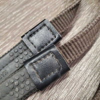 Nylon & Rubber Reins, snaps *gc, dirt, scrapes, faded, dirty
