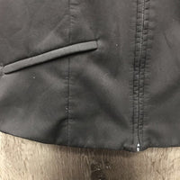 Fleece Lined Vest, zip *gc, mnr faded, marks, hair, rubs, clumpy, seam puckers
