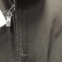 Fleece Lined Vest, zip *gc, mnr faded, marks, hair, rubs, clumpy, seam puckers
