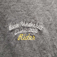 SS Cotton Shirt "Beth Underhill Clinic 2016" *vgc, clean
