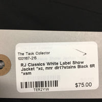Show Jacket *xc, mnr dirt?stains
