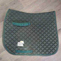 Quilt Dressage Saddle Pad *fair, dirty, faded, discolored, rubs, hairy, holey/thin edges
