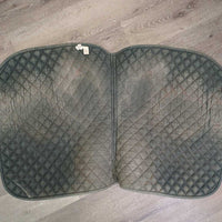 Quilt Dressage Saddle Pad *fair, dirty, faded, discolored, rubs, hairy, holey/thin edges
