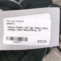 Fleece Cooler, tail *gc, clean, hairy, clumpy, older
