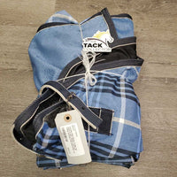 Rain Sheet, 2 legs *gc, clean, 0 wpf, repairs, mnr hair, faded, threads, rubs