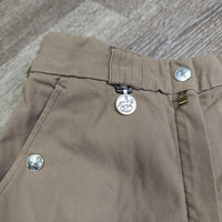 High Waist Euro Seat Breeches *gc, older, puckers?stretched, v.rubbed & pilly
