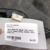 Soft Mesh Fly Mask *fair, clean, stains, faded, holey, smells, hairy
