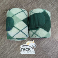 2 Thin Fleece Polos *gc, clean, clumpy, hair, rubs, hay
