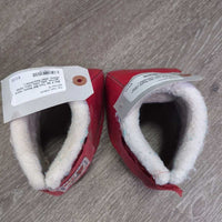 No Turn Bell Boots, velcro *gc/fair, pilly, rubs, hairy, inside stains, older
