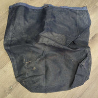 Mesh Hay Bag *gc, Cut Off Strap, mnr dirty, hairy, stained, rubs, older
