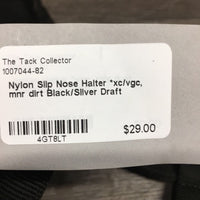 Nylon Slip Nose Halter *xc/vgc, mnr dirt
