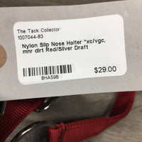 Nylon Slip Nose Halter *xc/vgc, mnr dirt
