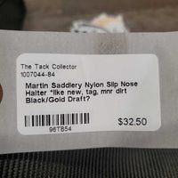 Nylon Slip Nose Halter *like new, tag, mnr dirt
