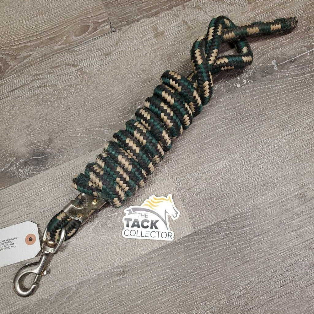 Stiff Nylon Lead Rope *gc, rubs, frays, rust