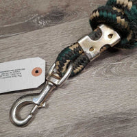 Stiff Nylon Lead Rope *gc, rubs, frays, rust
