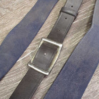 Leather & Elastic Breastplate *gc, dirty, dry, stiff, NO Martingale, residue, stretched elastic

