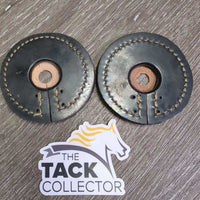 Tooled Leather Western Bit Guards *like new, no laces/ties
