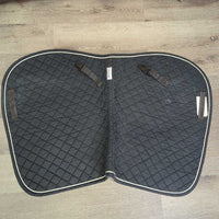 Quilt Jumper Saddle Pad *gc/fair, rubs, v.faded, undone stitching, linty, stains, pills, snags, older
